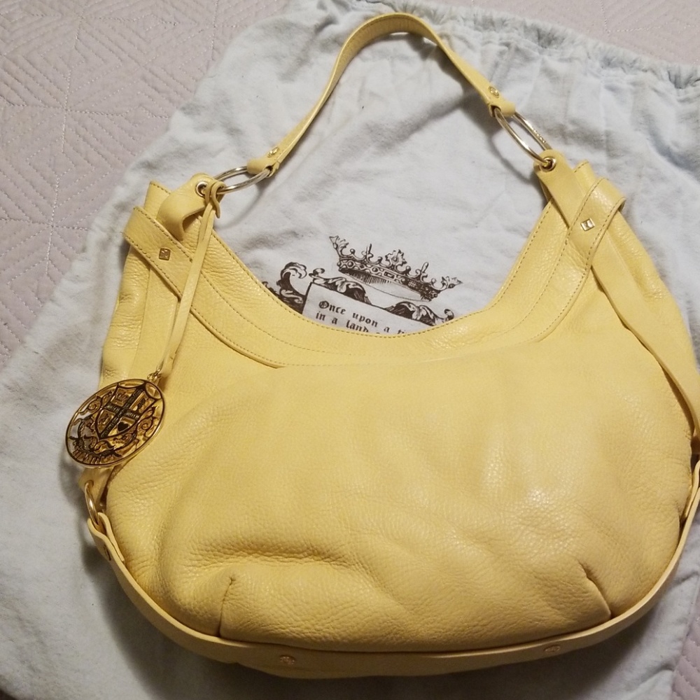 Juicy yellow hobo bag